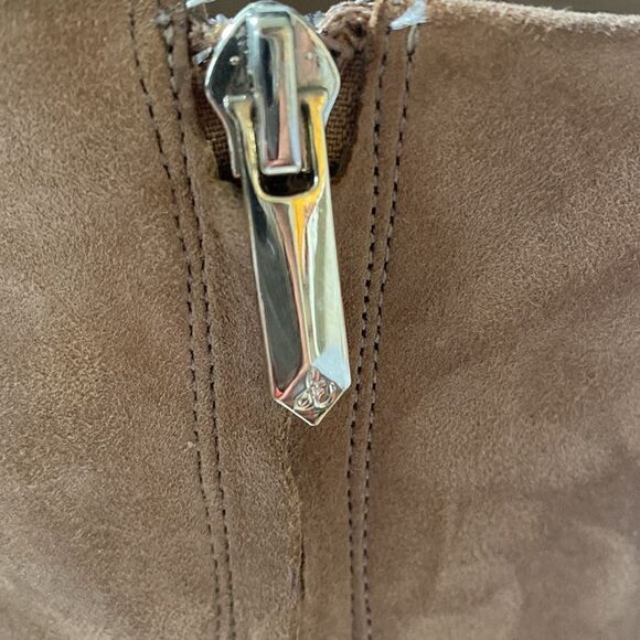 Sam Edelman Yarin Suede Peeptoe Booties - Picture 9 of 9